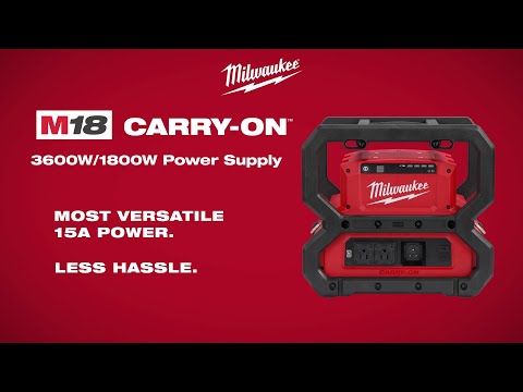 M18™ CARRY-ON™ 3600W/1800W Power Supply