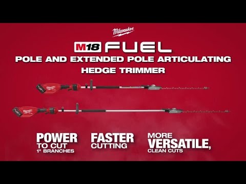 M18 FUEL™ Extended Pole Articulating Hedge Trimmer
