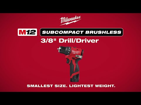 Milwaukee M12 Subcompact Brushless 3/8" Drill/Driver – Configuration Options