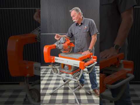 iQTS244 10" Dry Cut Tile Saw with Integrated Dust Containment with iQS244® X-Stand