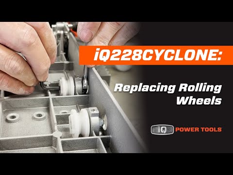 iQ228 CYCLONE 7" Dry Cut Tile Saw With Integrated Dust Control System