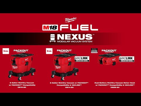 M18 FUEL™ NEXUS™ 6 Gallon Wet/Dry Vacuum w/ PACKOUT™ Compatibility