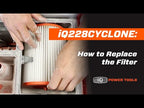 iQ228CYCLONE / iQ426HEPA Replacement Vacuum Filter Kit, 8 x 6 Durabond
