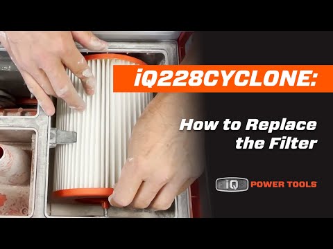iQ228CYCLONE / iQ426HEPA Replacement Vacuum Filter Kit, 8 x 6 Durabond