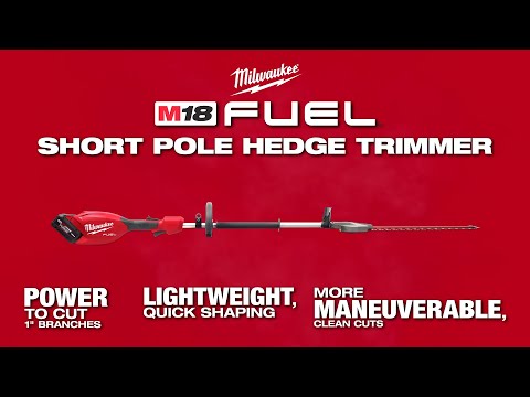 Milwaukee M18 FUEL Short Pole Hedge Trimmer – Configuration Options