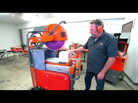 21.5" Masonry Saw With Integrated Dust Control System ("The King Cutter")