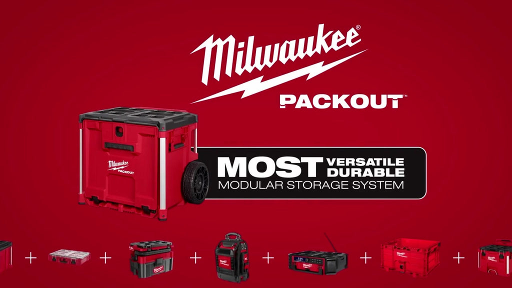 Milwaukee® PACKOUT™ Rolling Drawer Tool Box YouTube