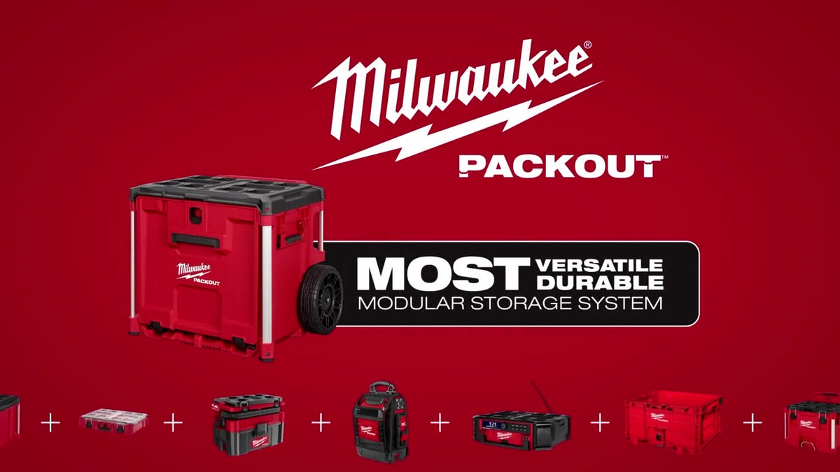 Milwaukee® PACKOUT™ Rolling Drawer Tool Box YouTube