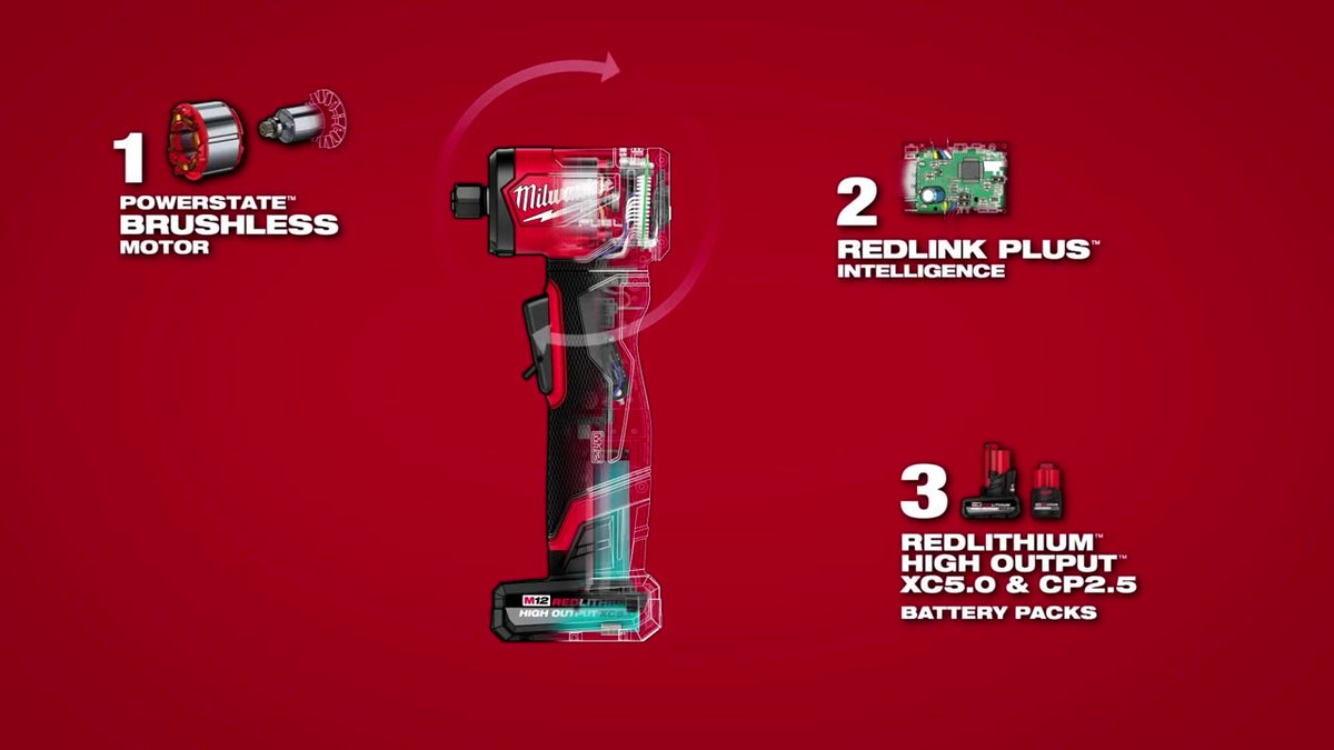 Milwaukee® M12 FUEL™ 1-4 Inch Right Angle Die Grinder YouTube