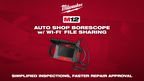 Milwaukee® M12™ Auto Shop Borescope w Wi-Fi File Sharing ROW