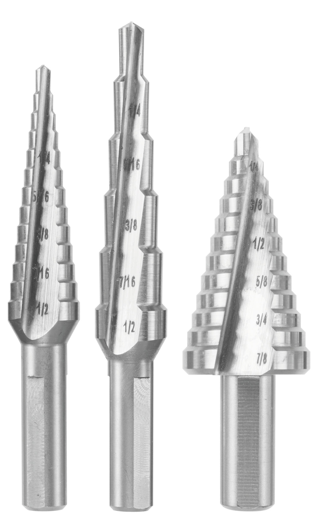 Bosch SDC30 3 pc. High-Speed Steel Turbo Step Drill Bit Set