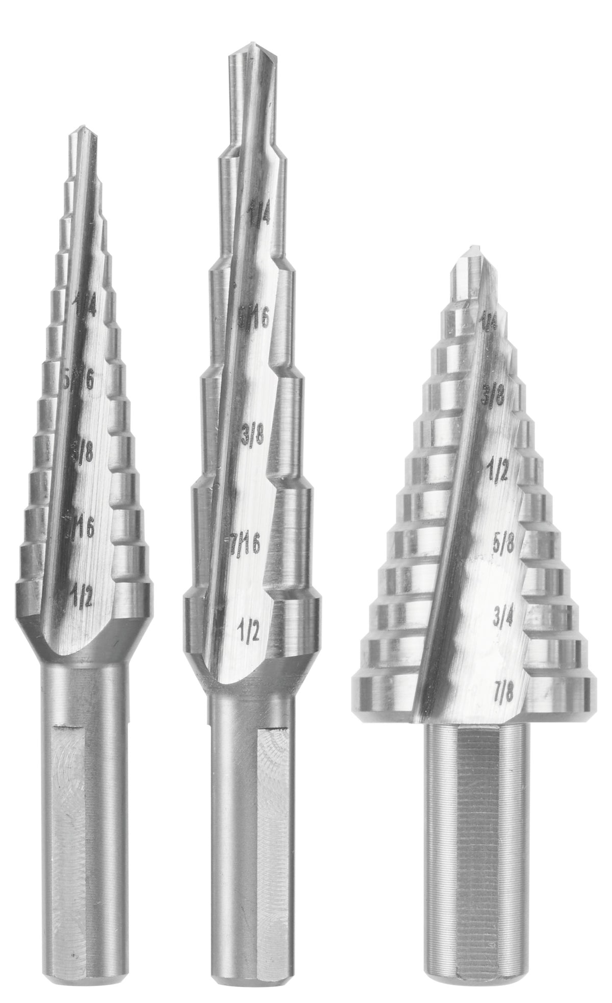 Bosch SDC30 3 pc. High-Speed Steel Turbo Step Drill Bit Set