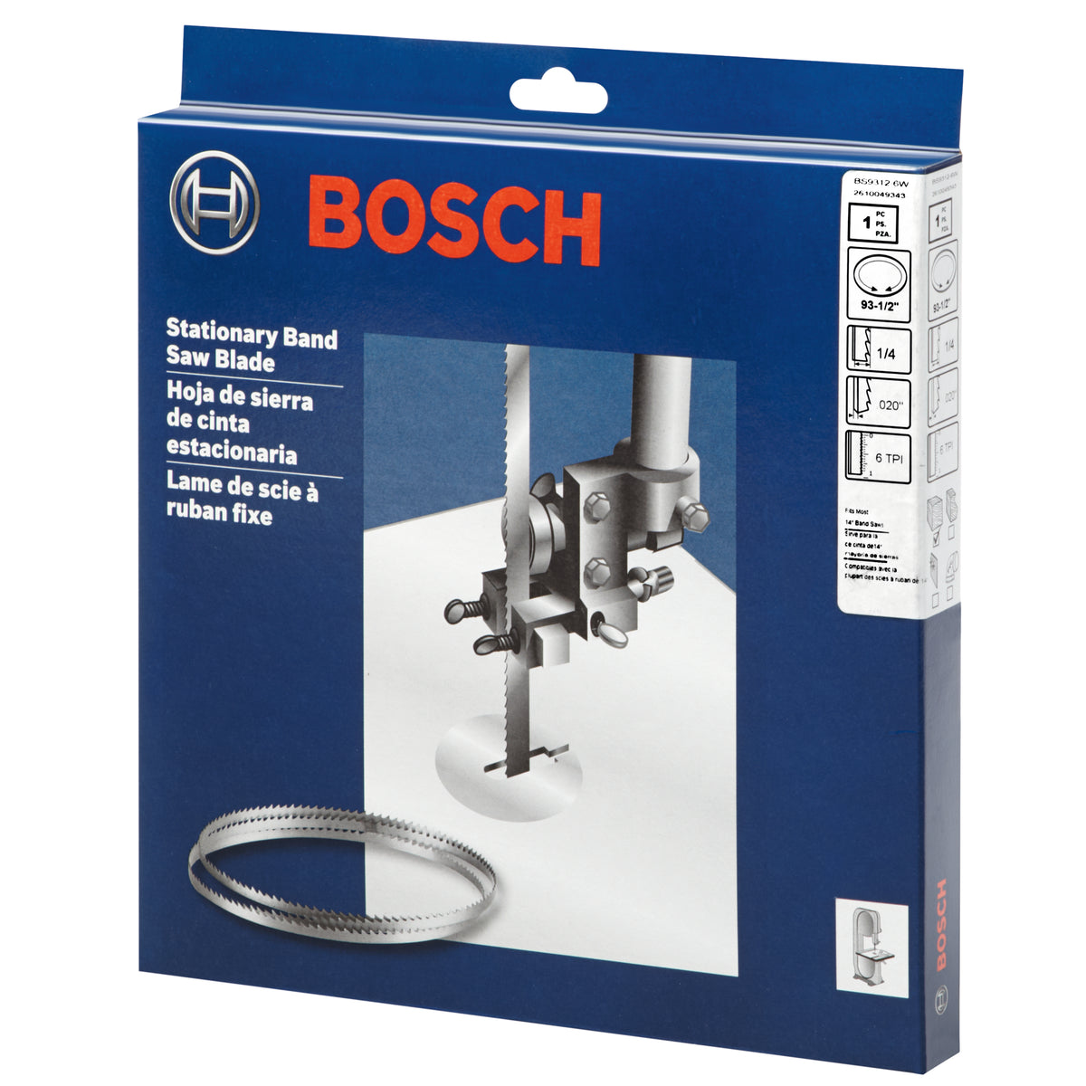 Bosch BS9312-6W 93-1/2 In. 6 TPI General Purpose Stationary Band Saw Blade