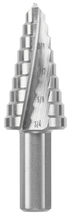 Bosch SDC3 1/4 In. to 3/4 In. High-Speed Steel Turbo Step Drill Bit