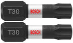 Bosch ITT30102 2 pc. Impact Tough 1 In. Torx #30 Insert Bits