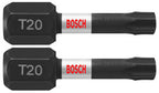 Bosch ITT20102 2 pc. Impact Tough 1 In. Torx #20 Insert Bits