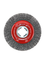 Bosch WBX418 4-1/2 In. Wheel Dia. X-LOCK Arbor Tempered Steel Crimped Wire Wheel