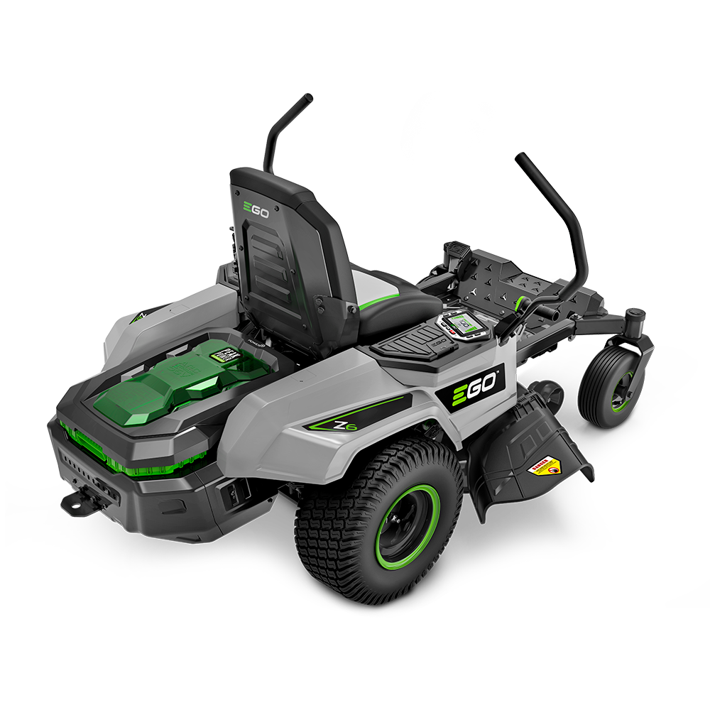 POWER+ Z6 42" Zero Turn Riding Mower, Includes (6) 6.0Ah Batteries and 800W Charger