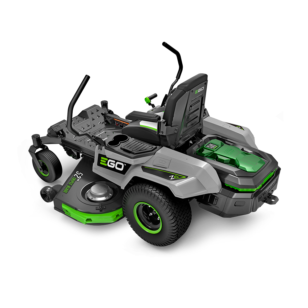 POWER+ Z6 52" Zero Turn Riding Mower, Includes (6) 10.0Ah Batteries and 800W Charger