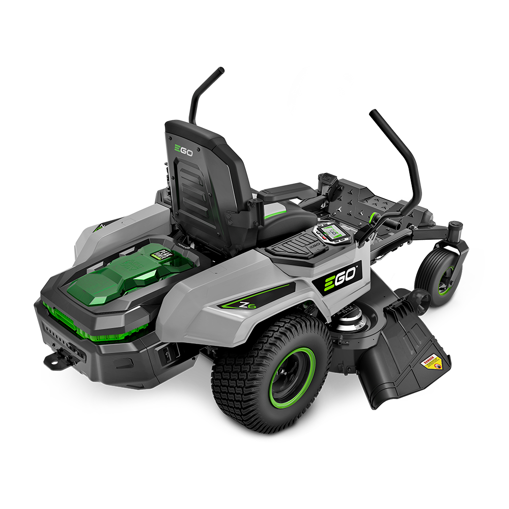 POWER+ Z6 52" Zero Turn Riding Mower, Includes (6) 10.0Ah Batteries and 800W Charger