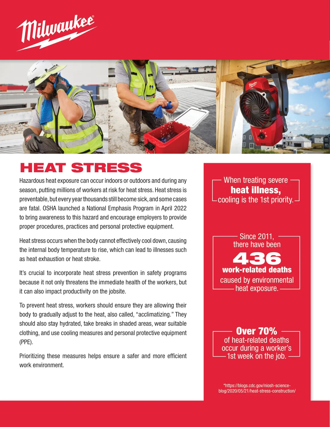 Milwaukee 2024 Cooling Solutions Feature Sheet